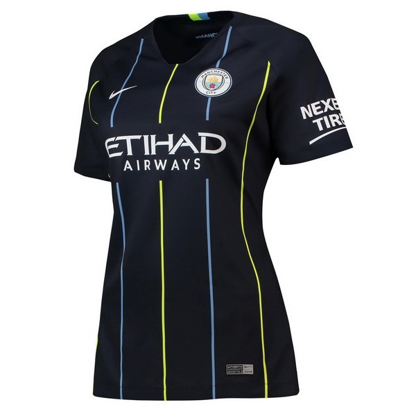Camiseta Manchester City 2ª Mujer 2018-2019 Azul